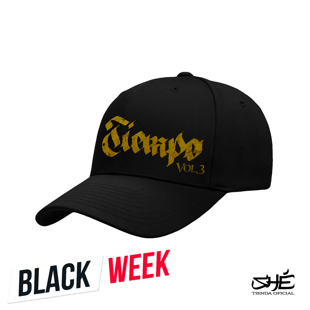 Gorra "Tiempo" Negra
